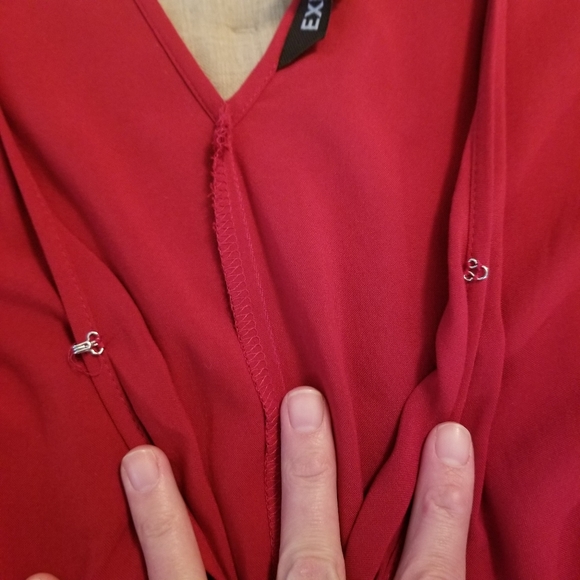 Express Red Romper- Small - Picture 4 of 9